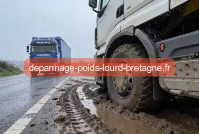 Camion embourbé