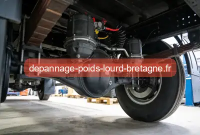 Air, boite de vitesse, freins bloqué sur poids lourd